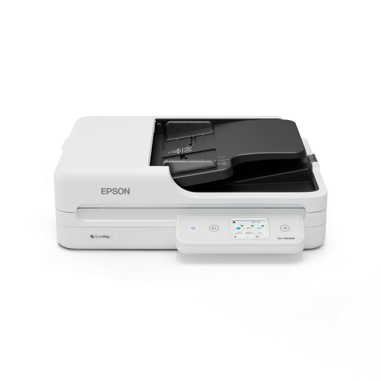 Epson DS-1760WN Network Flatbed Color Duplex Document Scanner with Wireless/Ethernet Connectivity and Auto Document Feeder - B11B274201