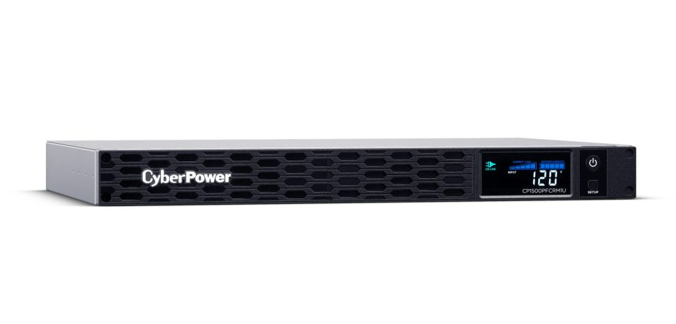 CyberPower PFC Sinewave uninterruptible power supply (UPS) Line-Interactive 1.5 kVA 900 W 6 AC outlet(s) - CP1500PFCRM1U