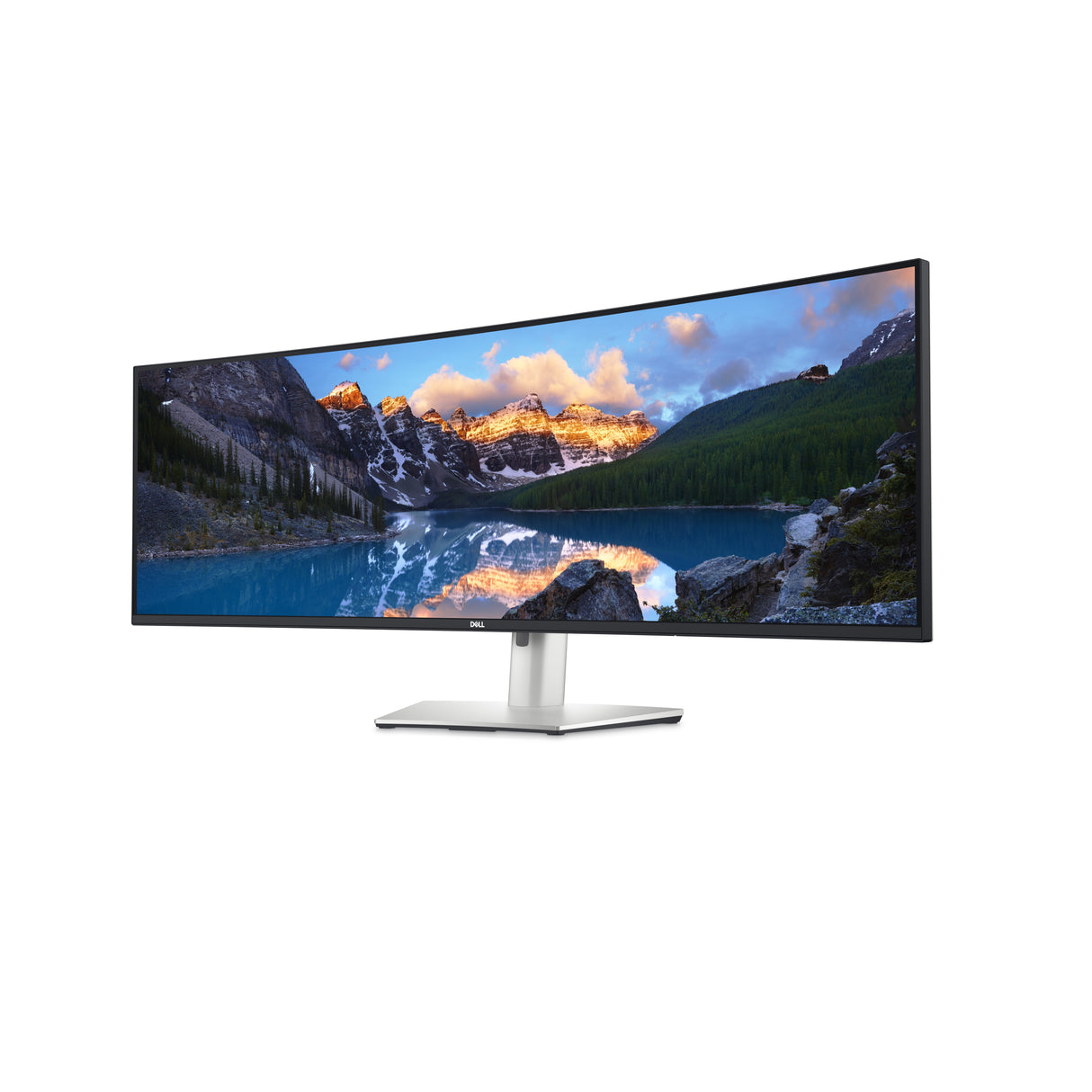 DELL UltraSharp U4924DW LED display 124.5 cm (49") 5120 x 1440 pixels 5K Ultra HD LCD Black, Silver - DELL-U4924DW