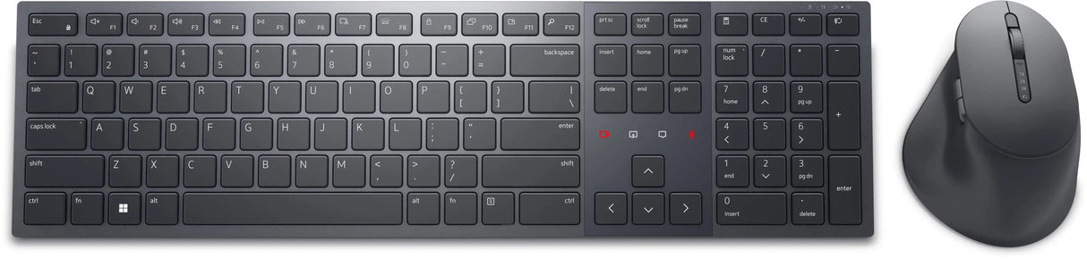 DELL DELL KM900 keyboard Mouse included Office RF Wireless + Bluetooth QWERTY US English Graphite - KM900-GR-US