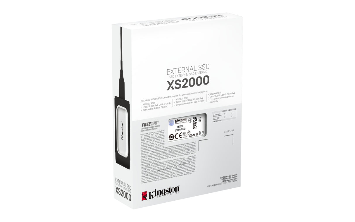 Kingston Technology 4000G PORTABLE SSD XS2000 - SXS2000/4000G