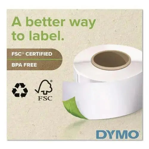 DYMO DYMO LabelWriter Shipping Labels, 2.31" x 4", White, 250 Labels/Roll - 1763982