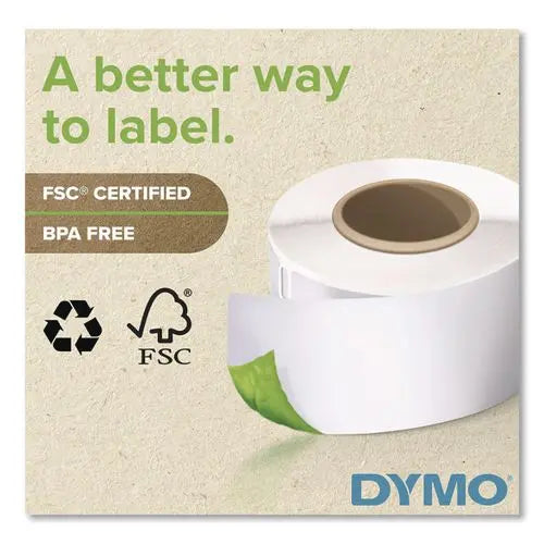 DYMO DYMO LabelWriter Shipping Labels, 2.31" x 4", White, 300 Labels/Roll - 30256