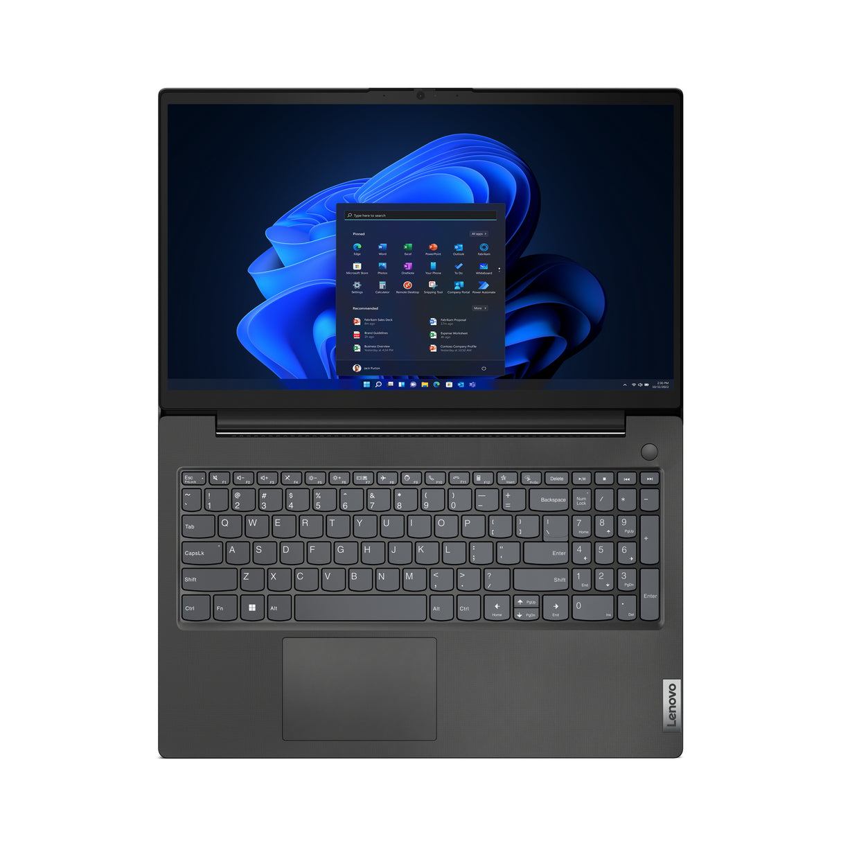 Lenovo V15 G4 AMN AMD Ryzen™ 5 7520U Laptop 39.6 cm (15.6") Full HD 8 GB LPDDR5-SDRAM 256 GB SSD Wi-Fi 6 (802.11ax) Windows 11 Pro Black - 83CQ001NUS
