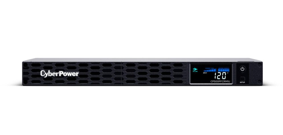 CyberPower PFC Sinewave uninterruptible power supply (UPS) Line-Interactive 0.5 kVA 300 W 6 AC outlet(s) - CP500PFCRM1U