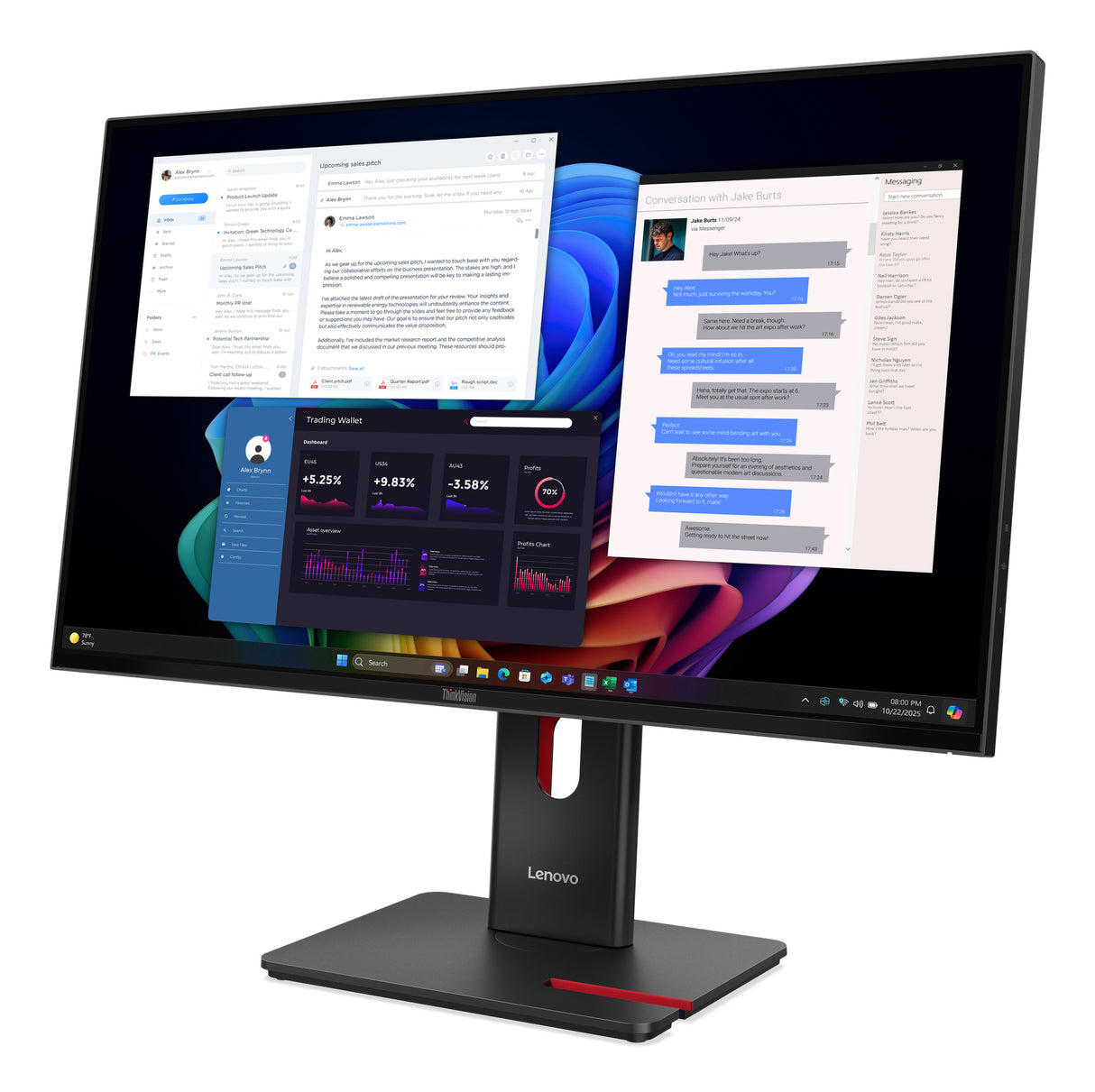Lenovo ThinkVision T27UD-40 Monitor - 64AFGAR2US
