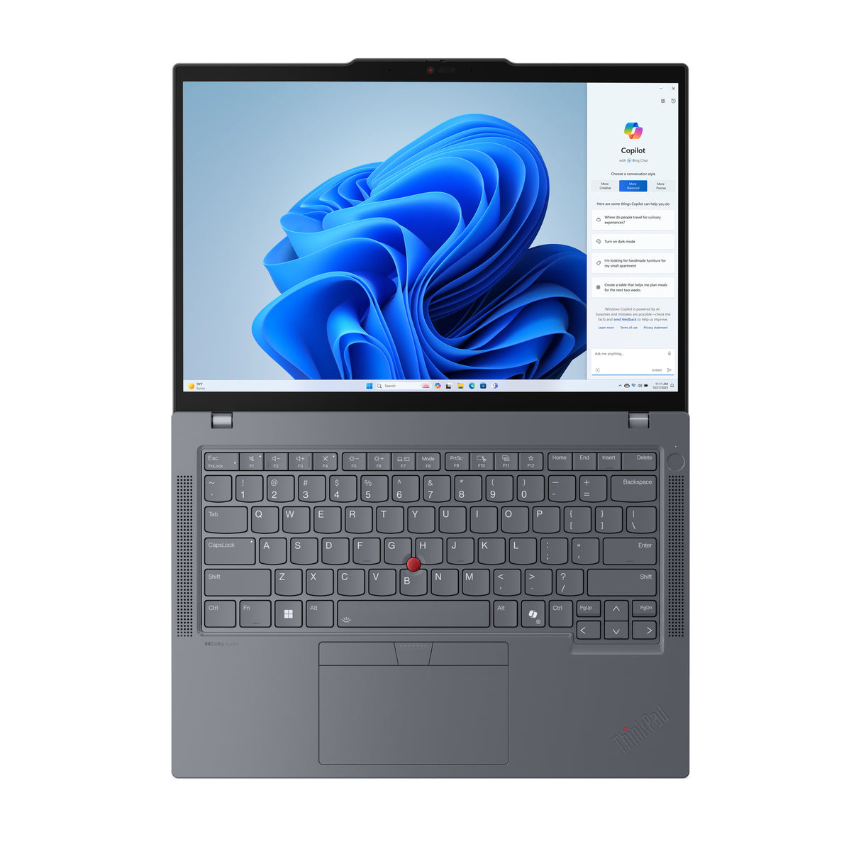 Lenovo ThinkPad T14 Gen 5 (AMD) AMD Ryzen™ 5 PRO 8540U Laptop 35.6 cm (14") Touchscreen WUXGA 16 GB DDR5-SDRAM 512 GB SSD Wi-Fi 6E (802.11ax) Windows 11 Pro English Grey - 21MC000JUS LENOVO