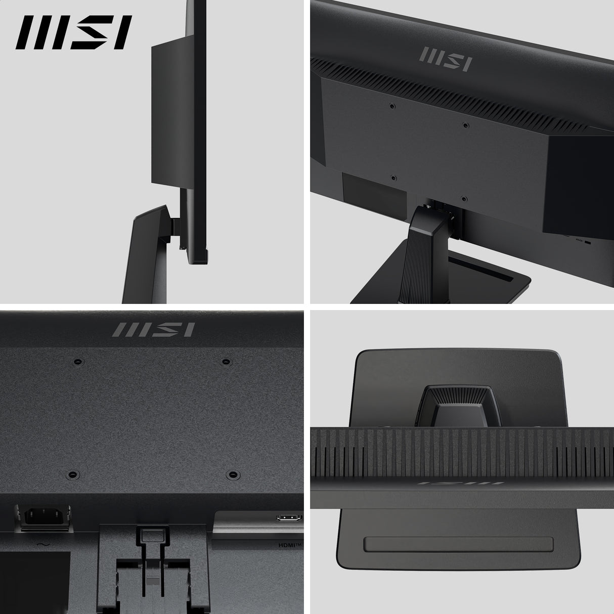 MSI Pro MP225V 21.45 Inch Monitor, FHD (1920 x 1080), 100Hz, VA, 1ms, 1x HDMI 1.4b, 1x D-Sub(VGA), Anti-Glare, Anti-Flicker, Less Blue light, TÜV Certified, VESA, Kensington, Black - PROMP225V - eCommerce Business Prime