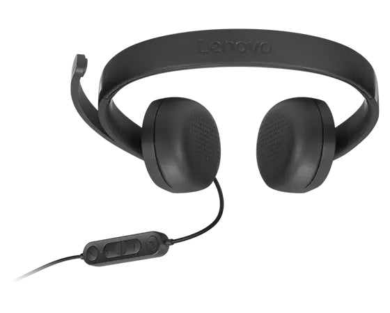 Lenovo 4XD1P83425 headphones/headset Wired Head-band Calls/Music USB Type-A Black - 4XD1P83425