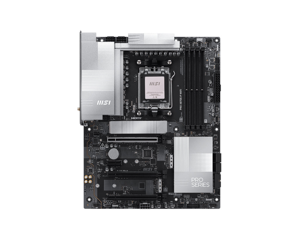 MSI PRO X870E-P WIFI motherboard AMD X870E Socket AM5 ATX - X870EPWIFI - eCommerce Business Prime