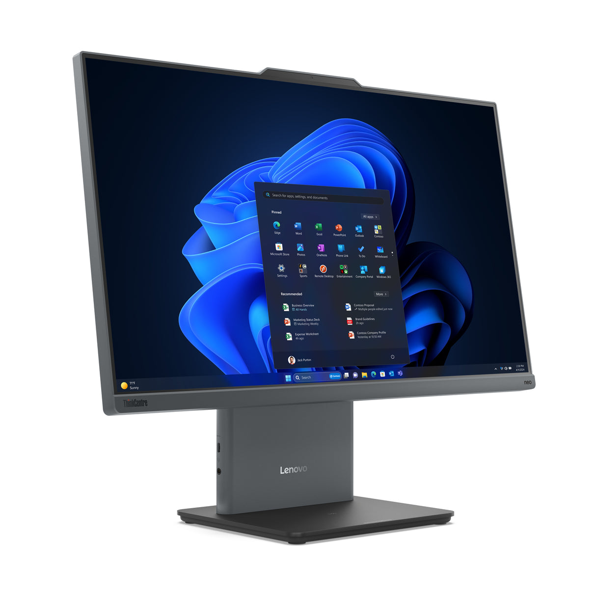 Lenovo ThinkCentre neo 50a 24 Gen 5 Intel® Core™ i5 i5-13420H 60.5 cm (23.8") 1920 x 1080 pixels All-in-One PC 16 GB DDR5-SDRAM 512 GB SSD Windows 11 Pro Wi-Fi 6 (802.11ax) Grey - 12SD004AUS