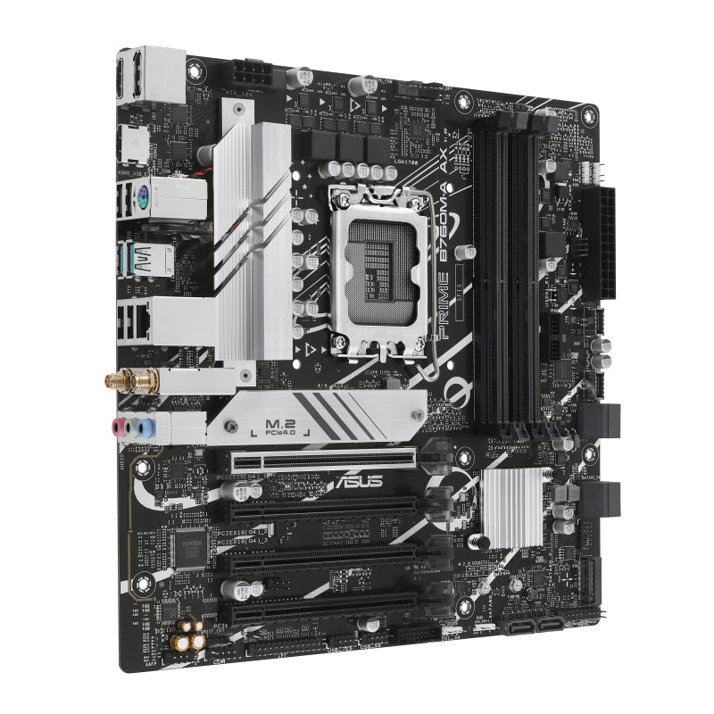 ASUS PRIME B760M-A AX motherboard Intel B760 LGA 1700 micro ATX - PRIME B760M-A AX ASUS