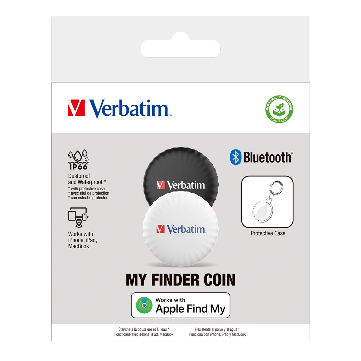 Verbatim My Finder Coin Bluetooth Tracker - 2 Pack - 32134