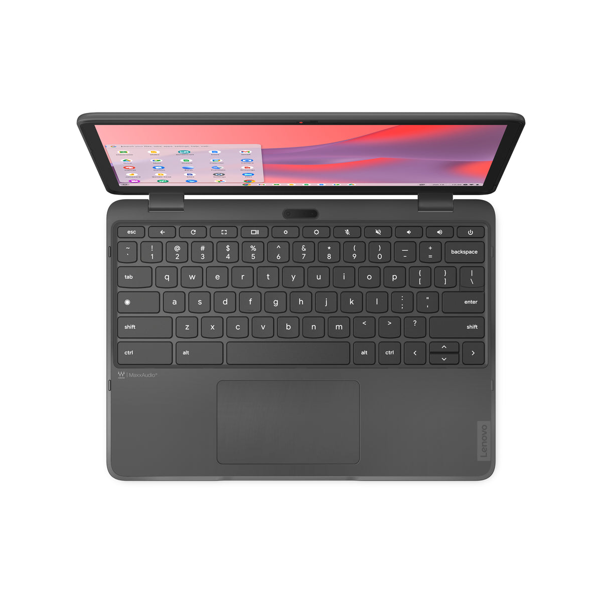 Lenovo 500e Yoga Chromebook Gen 4 N200 31 cm (12.2") Touchscreen WUXGA 8 GB LPDDR5-SDRAM 128 GB eMMC Wi-Fi 6E (802.11ax) ChromeOS Grey - 82W40026US