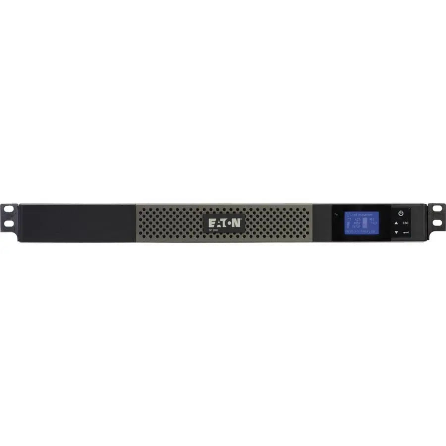 EATON Eaton 5P UPS 1000VA 770 Watt 120V Rackmount True SineWave Network Card Optional - 1U Rack-mountable - 5 Minute Stand-by - 110 V AC Input - 132 V AC Output - 5 x NEMA 5-15R - 5P1000R