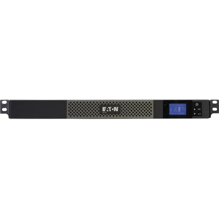 EATON Eaton 5P UPS 750VA 600 Watt 120V True Sine Wave Rackmount UPS Network Card Optional - 1U Rack-mountable - 4 Minute Stand-by - 110 V AC Input - 132 V AC Output - 5 x NEMA 5-15R - 5P750R