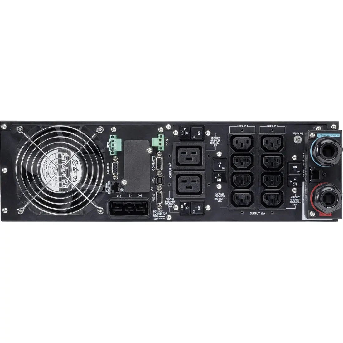 EATON Eaton 9PX UPS 10 kVA 9 kW 120/208V Network Card Included 6U Rack/Tower UPS - 6U Rack/Tower - 127 V AC, 240 V AC Input - 1 x NEMA L6-30R, 2 x NEMA L14-30R - 9PX10KSP