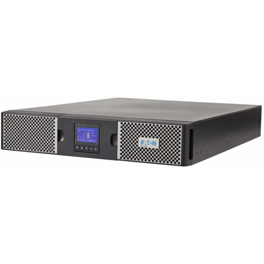 EATON Eaton 9PX UPS, 2U, 1500 VA, 1350 W, 5-15P input, Outputs: (8) 5-15R, 120V, Network card - 2U Rack/Tower - 120 V AC Input - 120 V AC Output - 8 x NEMA 5-15R - 9PX1500RTN