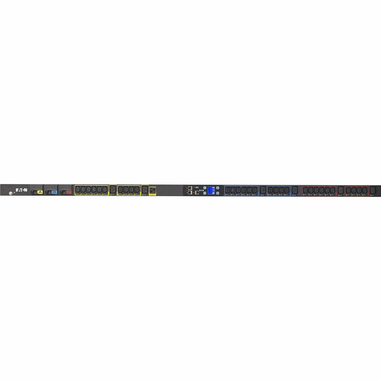 EATON Eaton Metered Input Rack PDU 8.64 kW max 120/208V 24A 0U Three-Phase PDU - NEMA L21-30P - 30 x IEC 60320 C13, 6 x IEC 60320 C19, 1 x NEMA 5-20R - 120 V AC, 230 V AC - 8640 W - Network (RJ-45) - 38U - ... - EMI310-10