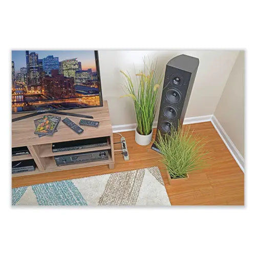 EATON EATON Protect It! Surge Suppressor, 6 AC Outlets, 4 ft. Cord, 790 J, Light Gray - TLP604