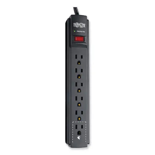 EATON EATON Protect It! Surge Suppressor, 6 AC Outlets, 6 ft Cord, 790 J, Black - TLP606B