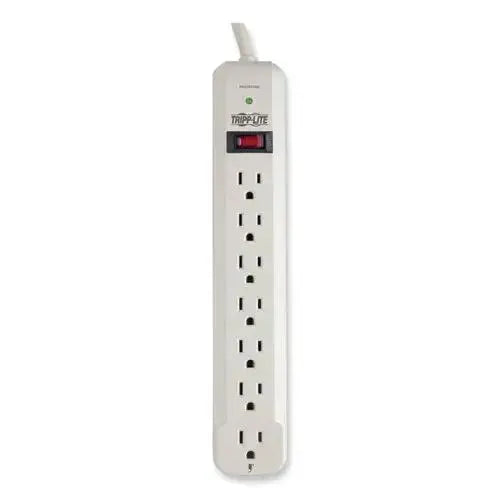 EATON EATON Protect It! Surge Suppressor, 7 AC Outlets, 12 ft Cord, 1,080 J, Light Gray - TLP712