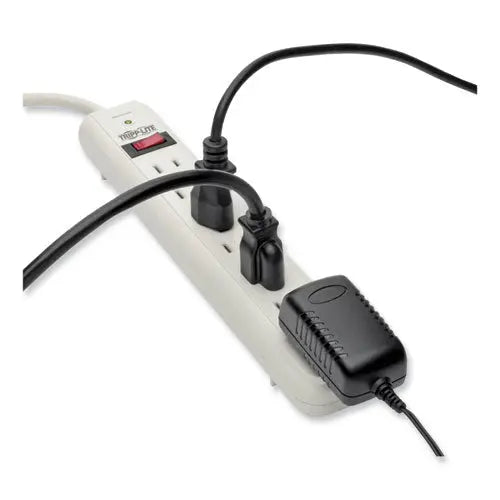 EATON EATON Protect It! Surge Suppressor, 7 AC Outlets, 12 ft Cord, 1,080 J, Light Gray - TLP712