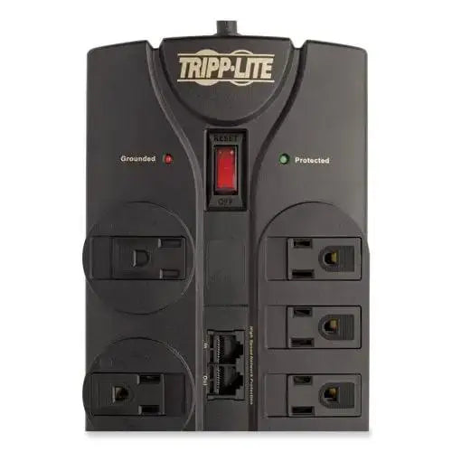 EATON EATON Protect It! Surge Suppressor, 8 AC Outlets, 10 ft Cord, 3,240 J, Black - TLP810NET
