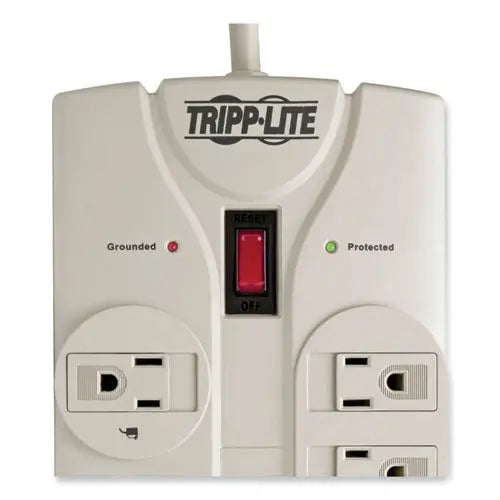 EATON EATON Protect It! Surge Suppressor, 8 AC Outlets, 25 ft Cord, 1,440 J, Light Gray - TLP825
