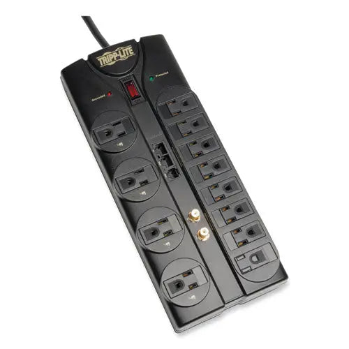 EATON EATON SURGE,12 OUTLET,8 FT,BK - TLP1208SAT
