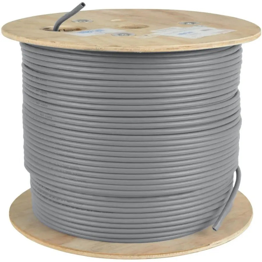 EATON Tripp Lite 1000ft Cat5e / Cat5 350MHz Bulk Solid-core PVC Cable Gray 1000' - 1000ft - Gray - N022-01K-GY