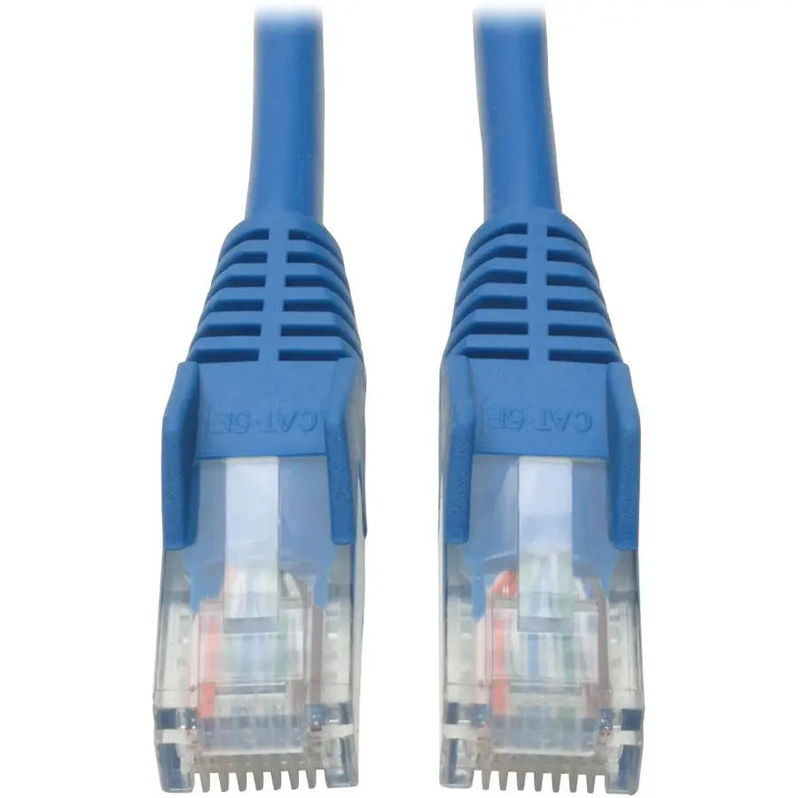 EATON Tripp Lite 100ft Cat5e Cat5 Snagless Molded Patch Cable RJ45 M/M Blue 100' - 100 ft Category 5e Network Cable for Network Device - First End: 1 x RJ-45 Network - Male - Second End: 1 x RJ-45 Network -... - N001-100-BL
