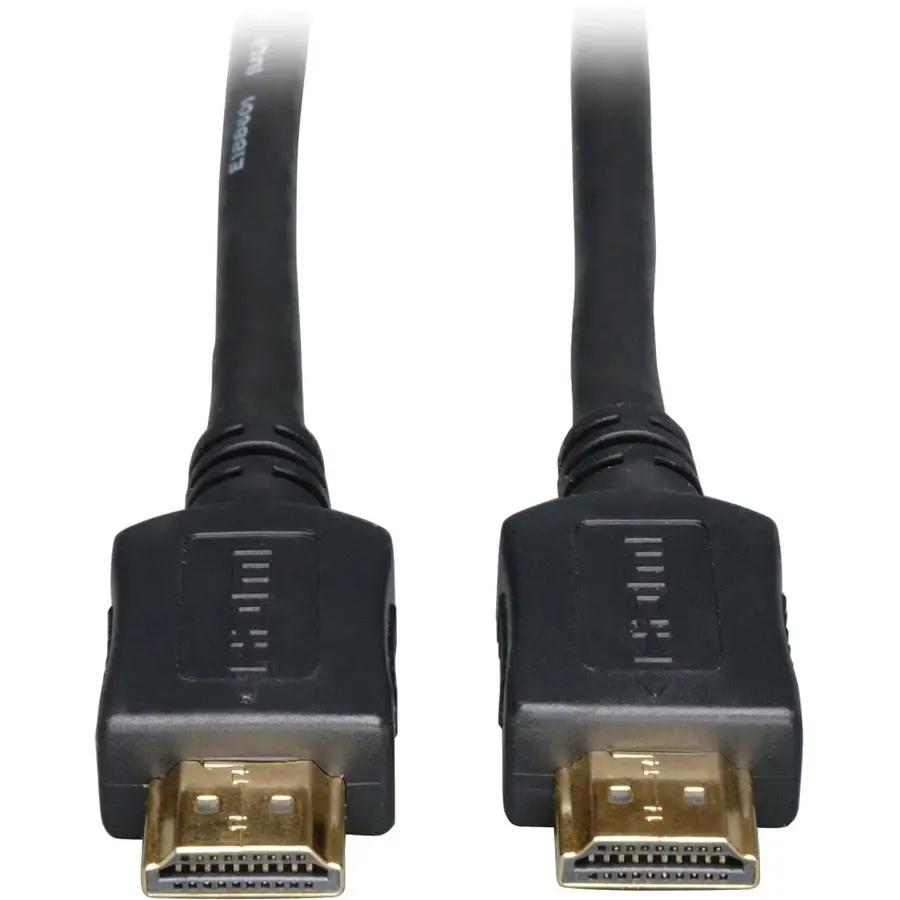 EATON Tripp Lite 100ft Standard Speed HDMI Cable Digital Video with Audio High Defnition 24 AWG M/M 100' - HDMI Male Digital Audio/Video - HDMI Male Digital Audio/Video - 100ft - Black - P568-100-HD