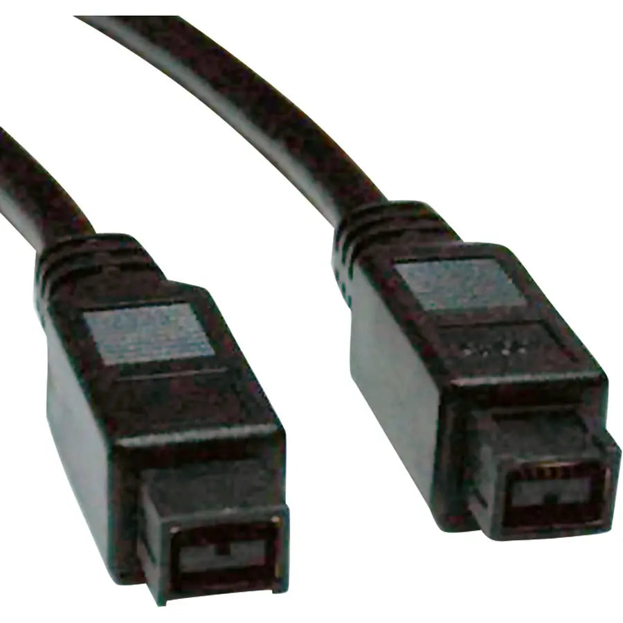 EATON Tripp Lite 10ft Hi-Speed FireWire IEEE Cable-800Mbps with Gold Plated Connectors 9pin/9pin M/M 10' - (9pin/9pin) 10-ft. - F015-010