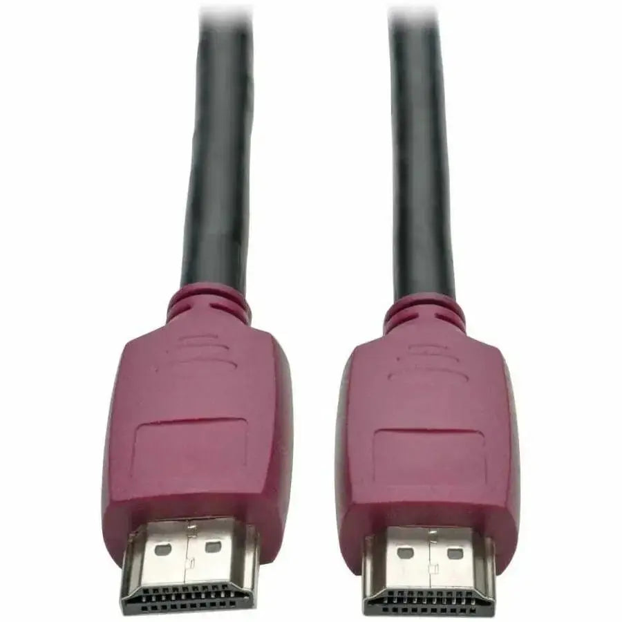 EATON Tripp Lite 10ft Premium Hi-Speed HDMI Cable w Grip Connectors 4K@60Hz 10' - HDMI for Projector, Monitor, TV, Audio/Video Device, Home Theater System, iPad, A/V Receiver, Blu-ray Player - 10 ft - 1 x H... - P569-010-CERT