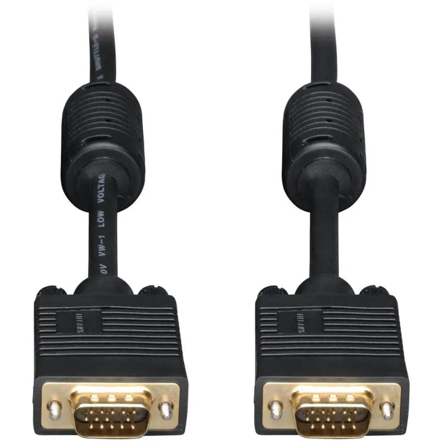 EATON Tripp Lite 10ft VGA Coax Monitor Cable with RGB High Resolution HD15 M/M 10' - (HD15 M/M) 10-ft. - P502-010
