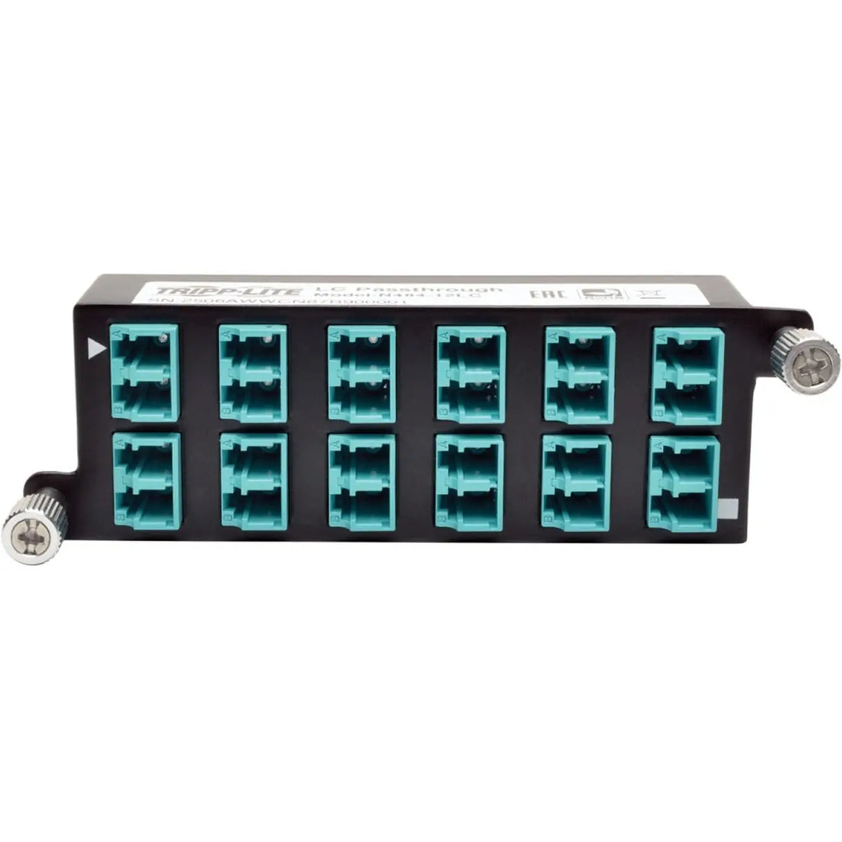 EATON Tripp Lite 10GbE High Density Pass-Through Cassette 12 LC Duplex Connection - 12 LC Duplex Connection - N484-12LC