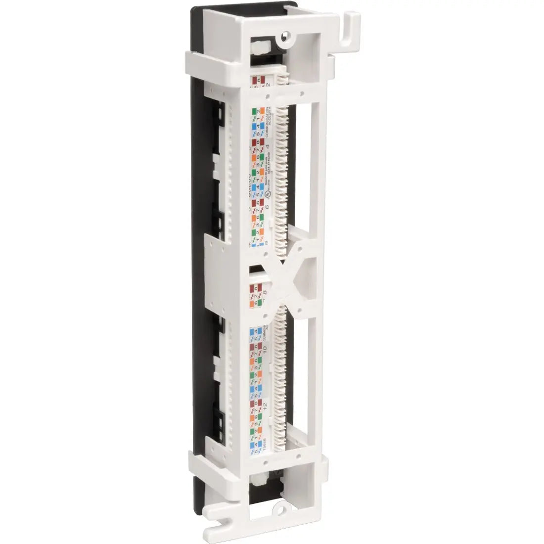 EATON Tripp Lite 12-Port Cat5e Cat5 Wall Mount Patch Panel 568B 110 Punch TAA GSA - 568B, RJ45 Ethernet" - N050-012