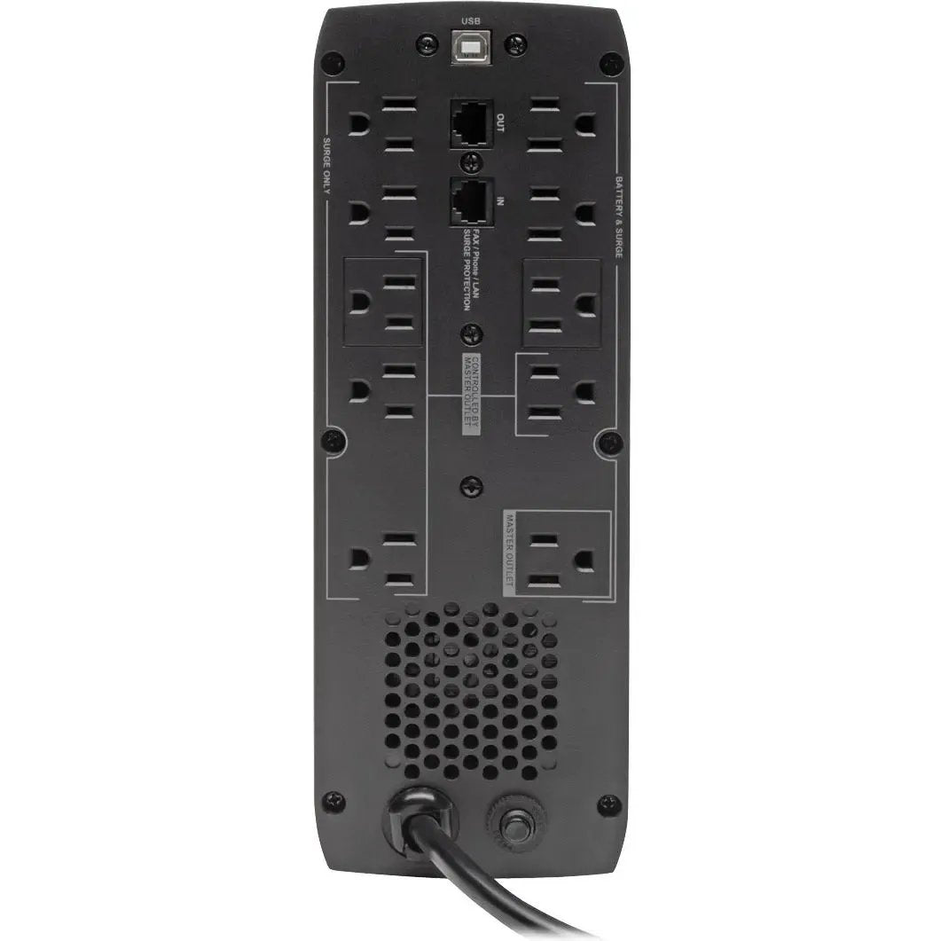 EATON Tripp Lite 1300VA UPS Eco Green Battery Back Up AVR 120V USB Energy Star V2.0 - 1300 VA/720 W - 110 V AC, 115 V AC, 120 V AC, 5 V DC - 3 Minute Stand-by Time - Tower - 10 x NEMA 5-15R, 2 x USB - ECO1300LCD