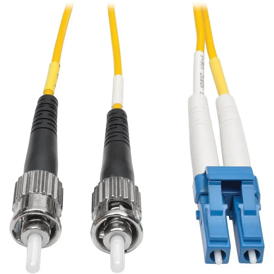 Tripp Lite 1M Duplex Singlemode 9/125 Fiber Optic Patch Cable LC/ST 3' 3ft 1 Meter - LC Male - ST Male - 3.28ft - Yellow - N368-01M EATON