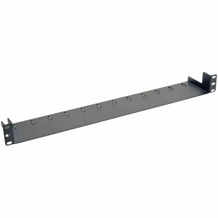EATON Tripp Lite 1U Horizontal Rack Server Cabinet Mount Cable Management Tray - Cable Tray - Black Powder Coat - 1U Rack Height - 19" Panel Width - Steel - SRCABLETRAY1U
