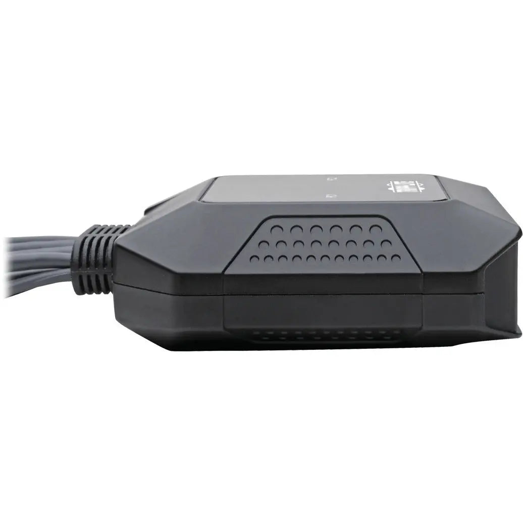 EATON Tripp Lite 2-Port USB DisplayPort Cable KVM Switch w A/V Peripheral Sharing - 2 Computer(s) - 1 Local User(s) - 0 Remote User(s) - 4096 x 2160 - 0 - 2 x USB - Desktop - 1 x DisplayPort - B032-DPUA2