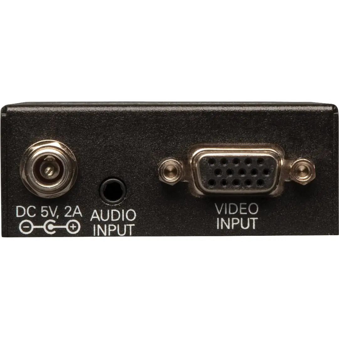 EATON Tripp Lite 2-Port VGA with Audio over Cat5 / Cat6 Extender Splitter, Transmitter - with EDID Copy, 1920x1440 at 60Hz - B132-002A-2