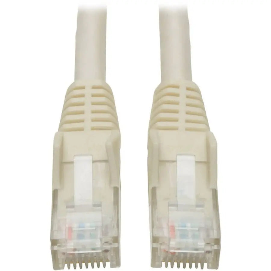 EATON Tripp Lite 20ft Cat6 Gigabit Snagless Molded Patch Cable RJ45 M/M White 20' - 20ft - 1 x RJ-45 Male - 1 x RJ-45 Male - White - N201-020-WH