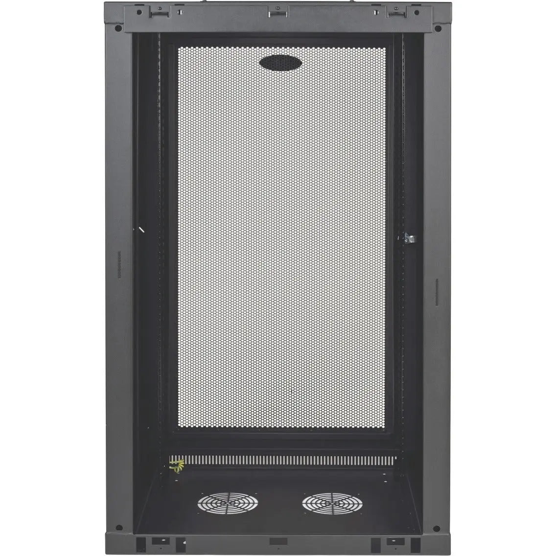 EATON Tripp Lite 21U Wall Mount Rack Enclosure Server Cabinet w/ Door and Side Panels - 21U Rack Height x 19" Rack Width x 16.50" Rack Depth - Wall Mountable - Black - 200 lb Maximum Weight Capacity - 200 l - SRW21U