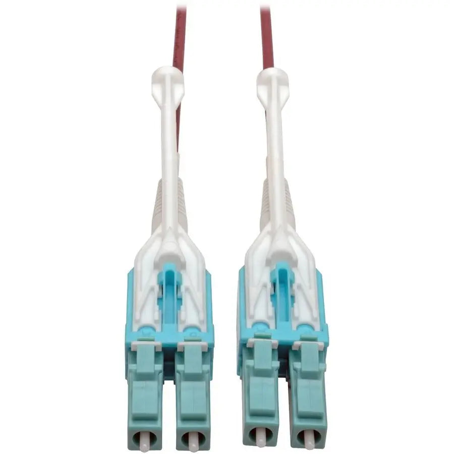 EATON Tripp Lite 2M 10Gb Duplex Multimode Fiber Patch Cable 50/125 OM4 LC/LC LSZH - Fiber Optic for Network Device - 12.50 GB/s - Patch Cable - 6.56 ft - 2 x LC Male Network - 2 x LC Male Network - 50/125 &... - N821-02M-MG-T