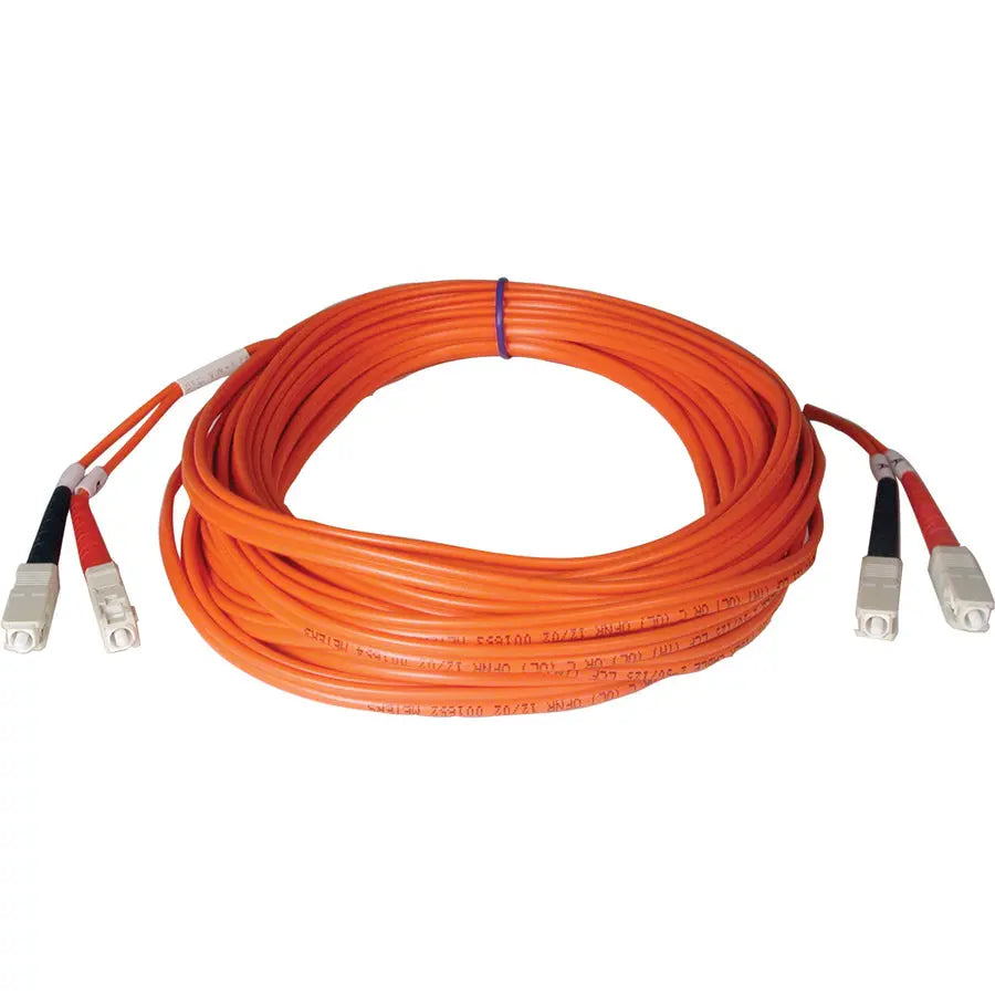 Tripp Lite 2M Duplex Multimode 50/125 Fiber Optic Patch Cable SC/SC 6' 6ft 2 Meter - SC Male - SC Male - 2m - Orange - N506-02M EATON
