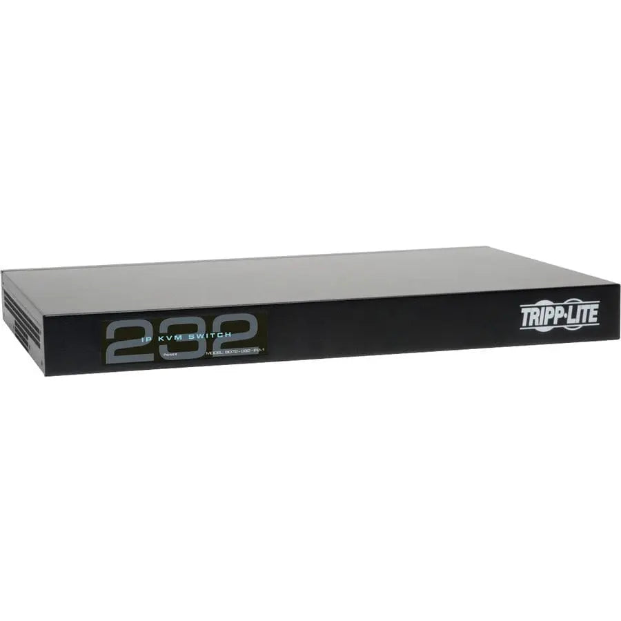 EATON Tripp Lite 32-Port Cat5 IP KVM Switch 1 Local 2 Remote 16 USB Dongles Rackmount - 32 Computer(s) - 1 Local User(s) - 2 Remote User(s) - 1920 x 1080 - 36 x Network (RJ-45) - 2 x USB1 x VGA - Rack-mount... - B072-032-IP2-K