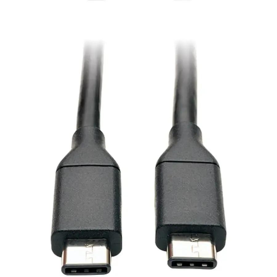 EATON Tripp Lite 3ft USB 3.1 Gen 1 Cable 5 Gbps USB Type-C to USB Type-C M/M 3' - USB for Chromebook, Smartphone, Tablet, Ultrabook - 640 MB/s - 3 ft - 1 x Type C Male USB - 1 x Type C Male USB - Nickel Pla - U420-003