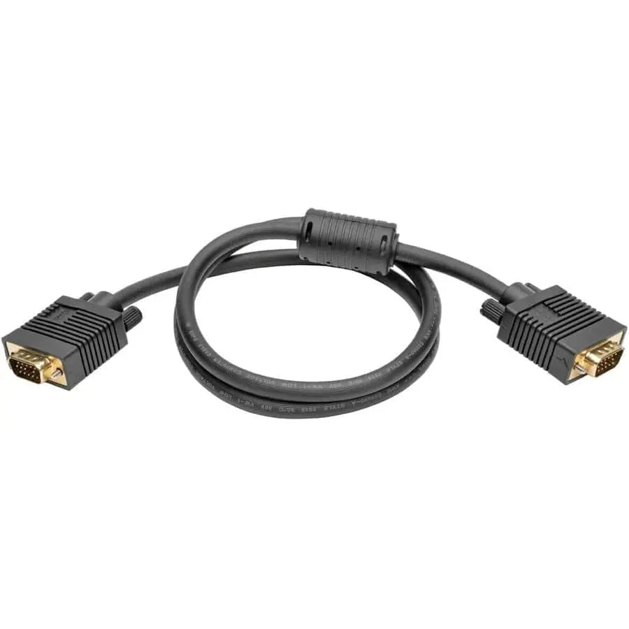 EATON Tripp Lite 3ft VGA Coax Monitor Cable High Resolution HD15 Male / Male 3' - (HD15 M/M) 3-ft. - P502-003